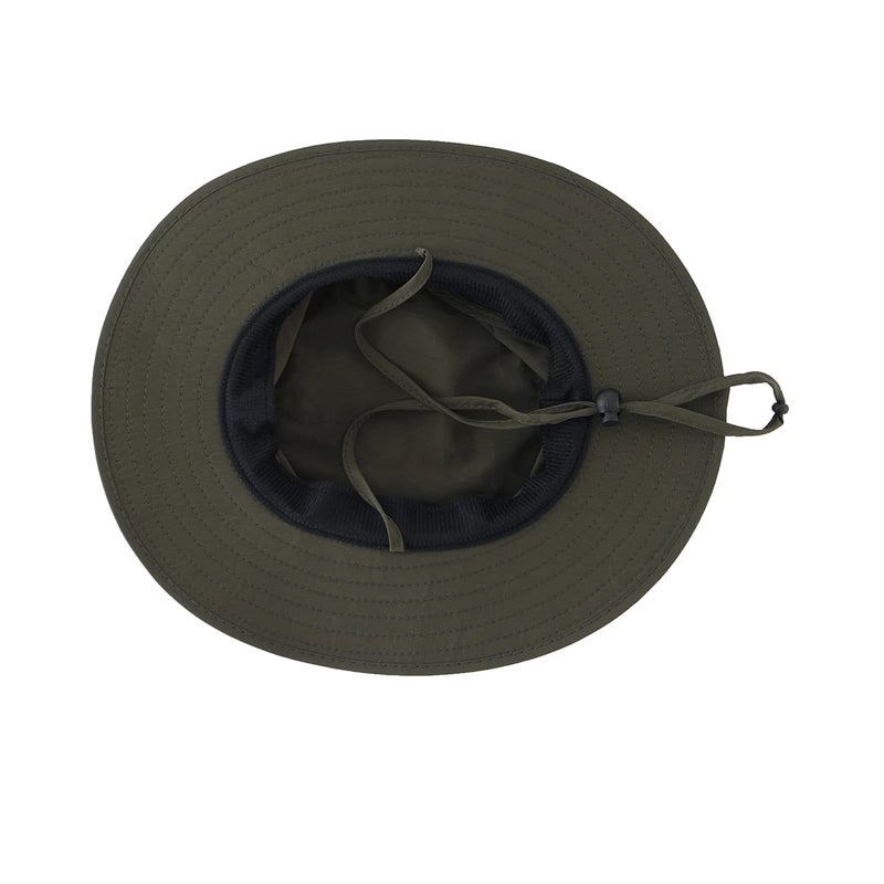 LLmoway Kids Outdoor Sun Hat Boys Wide Brim Breathable Bucket Hat Summer Quick Dry Hat Army Green - Image 3